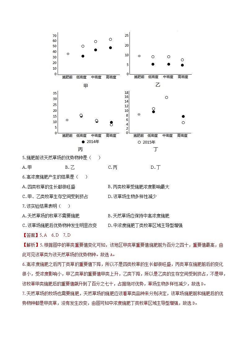 10 生态保护与国家安全　同步练习　高中地理新人教版选择性必修3（2022年）第3页