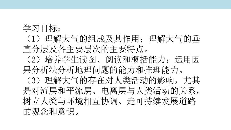 2.2 大气组成与垂直分层课件（2）-中图版高中地理必修第一册(共20张PPT)03