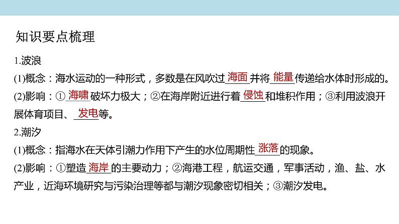 2.5.2 海水的运动课件（2）-中图版高中地理必修第一册(共27张PPT)03