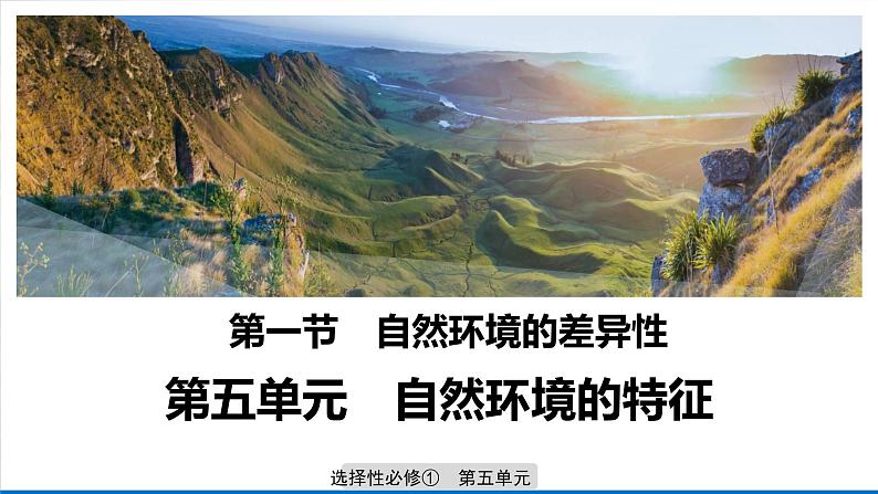 5.1 自然环境的差异性 课件-鲁教版（2019）选择性必修一地理（共31页）01