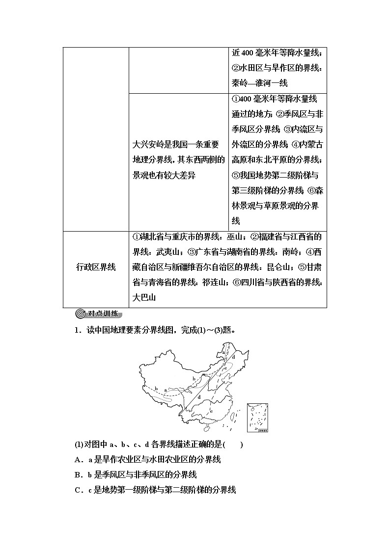 第1单元 单元小结与测评 学案-鲁教版（2019）选择性必修二高中地理03