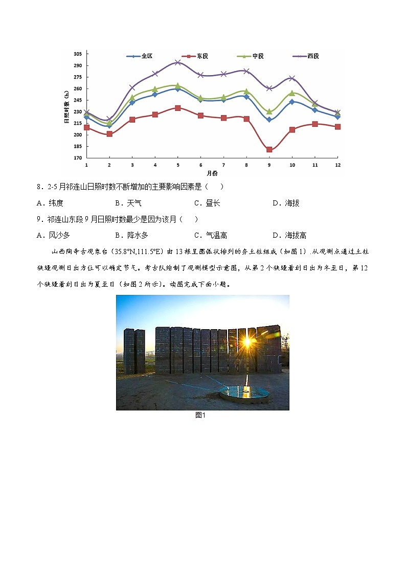 练习02 地球的运动（原卷版）第3页