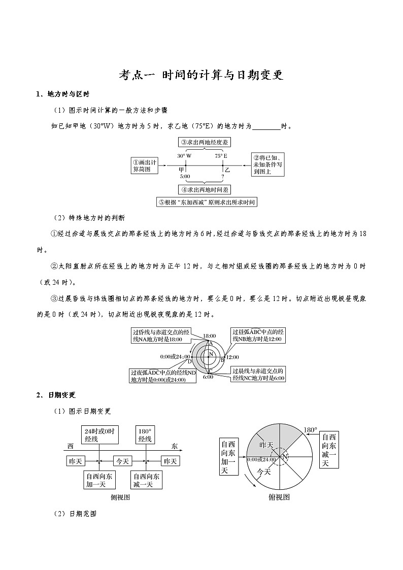 知识点02 地球的运动（知识点讲解）第2页