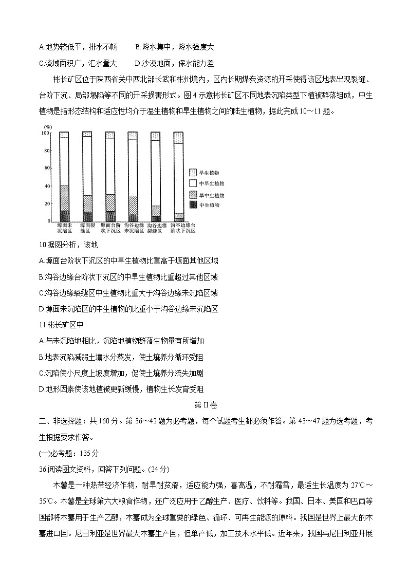 2022届安徽省示范高中皖北协作区高三下学期3月联考试题（第24届）地理试卷含解析03