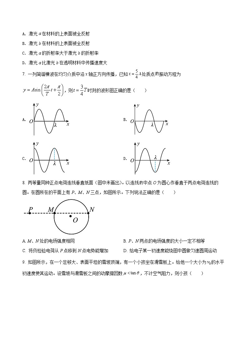 2022届江苏省苏锡常镇四市高三（下）教学调研物理试题（一）第3页