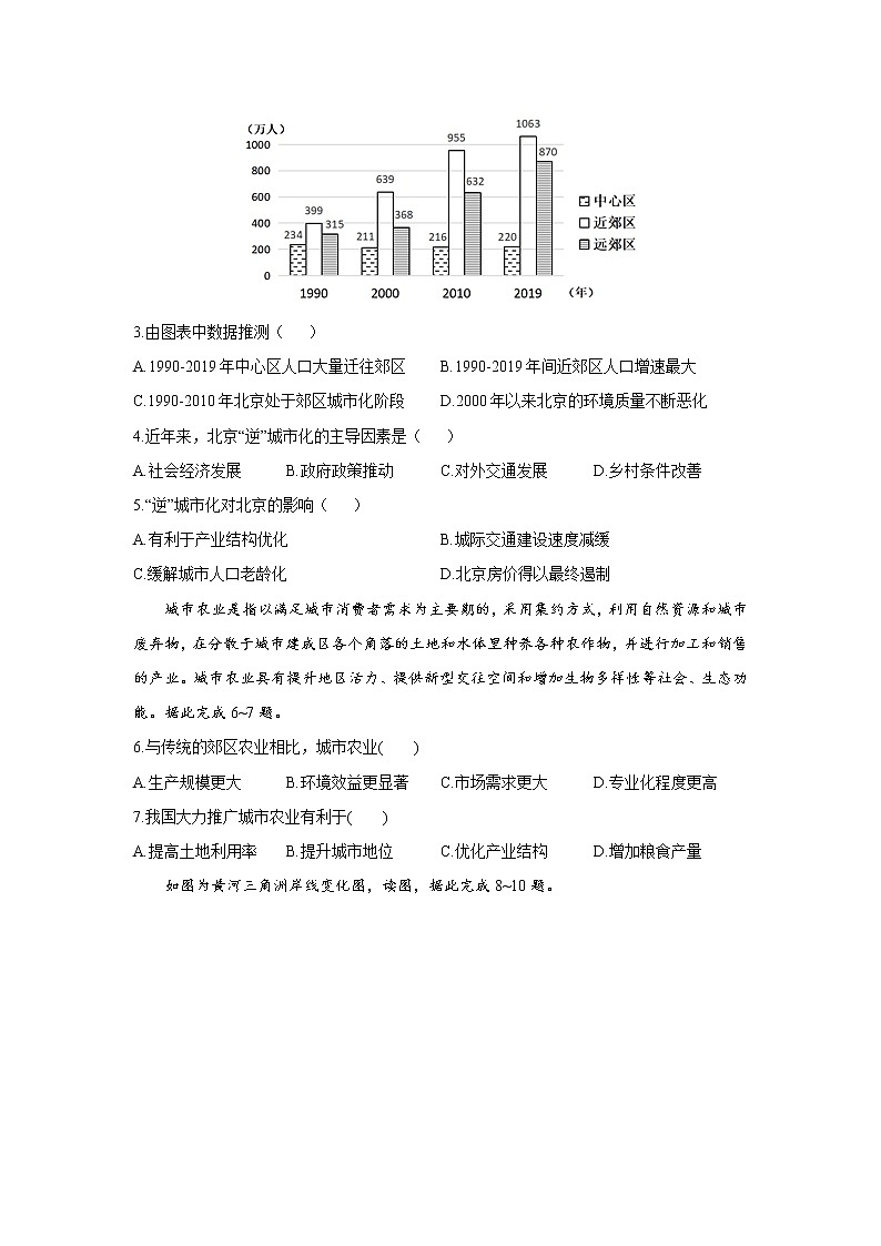 2022届新高考地理精创预测卷 江苏专版（含答案）第2页
