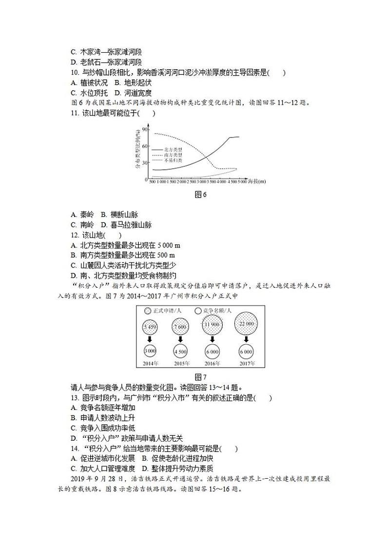 江苏省苏锡常镇四市2020届高三第二次模拟考试（常州二模）地理试题含答案03