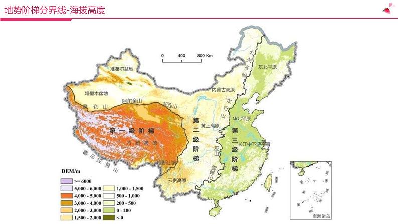 高中地理常识：我国重要地理分界线课件PPT02