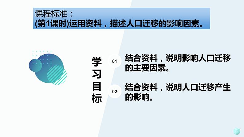 人教版2019高中地理必修二2.1什么是人口迁移 影响人口迁移的因素 课件第2页