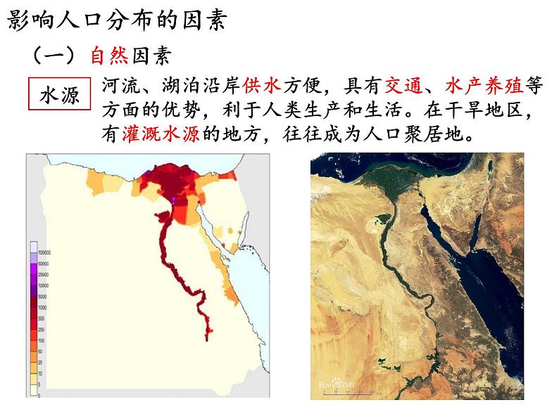 人教版2019高中地理必修二1.2影响人口分布的因素 课件第8页