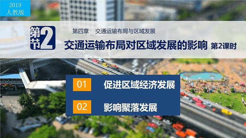 人教版2019高中地理必修二4-2.2交通运输布局影响聚落发展 课件第3页