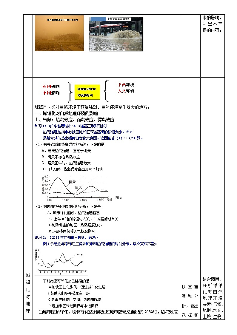 人教版2019高中地理必修二2-2.2《城镇化过程中出现的问题》教学设计02