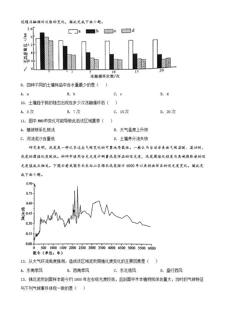 2022届广东省汕头市高考二模地理试题03
