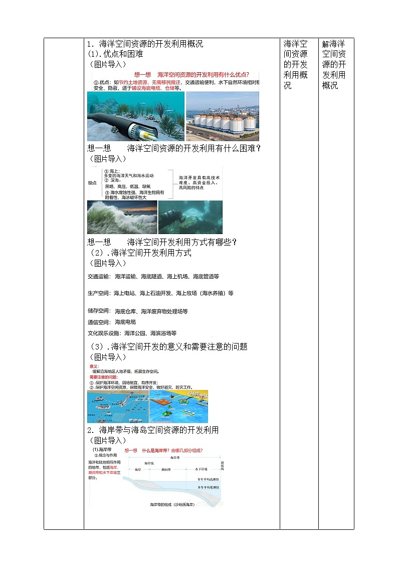 2.3  海洋空间资源与国家安全  教学设计第3页