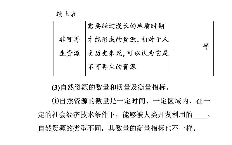 第一节 自然资源的数量、质量及空间分布课件PPT04