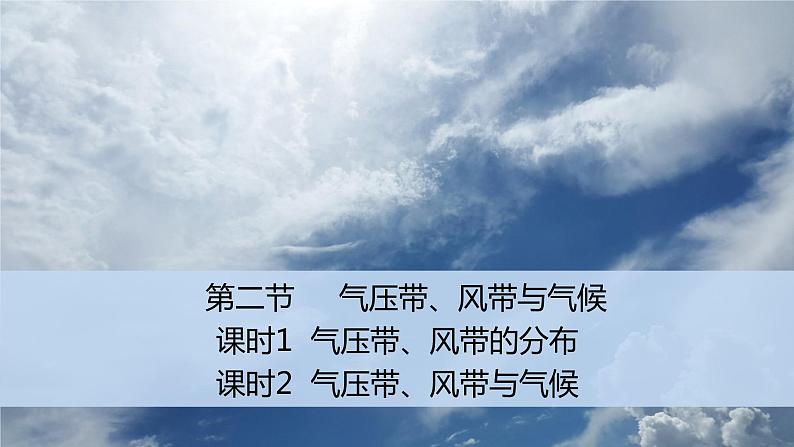 3.2气压带、风带与气候  课件（20张PPT）01