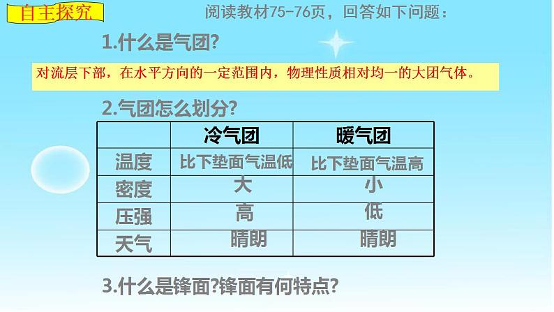 3.3天气系统（第1课时）（精品课件）-2020-2021学年高二地理同步精品课堂（新教材湘教版选择性必修1）05