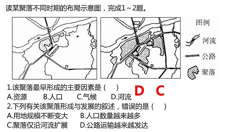 023世界聚落2023届高三地理一轮总复习第二部分世界地理之居民与聚落第2课时课件PPT第3页