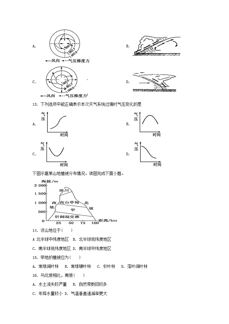 2021湖南省邵东县三中高一上学期第二次月考地理试题含答案03
