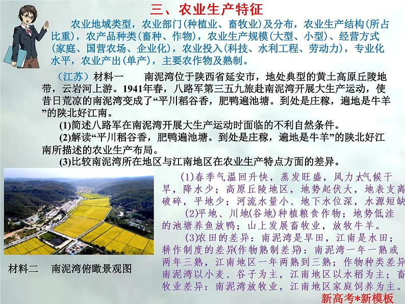 4.3 .1 农业-【新高考·新思维·新模板】备战2023年高考地理专题复习课件第8页