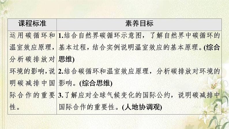 鲁教版高中地理选择性必修3第2单元生态环境与国家安全第1节碳排放与环境安全课件02