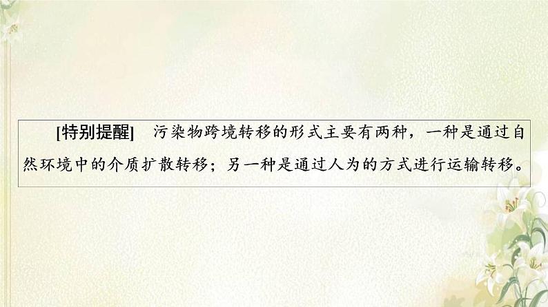 鲁教版高中地理选择性必修3第2单元生态环境与国家安全第3节污染物跨境转移与环境安全课件07