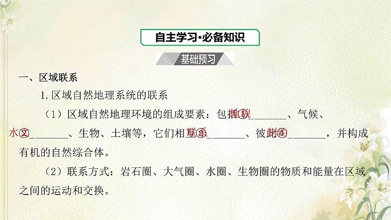 湘教版高中地理选择性必修第二册第一章认识区域第三节区域联系与区域协调发展课件03