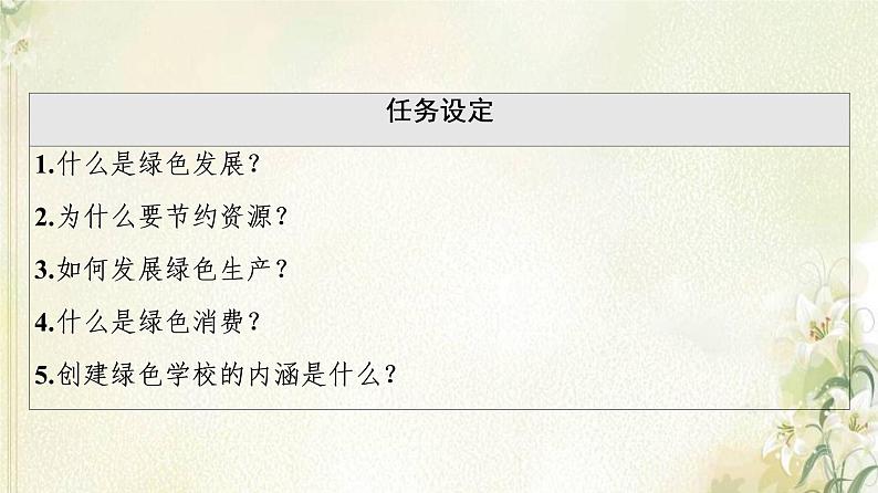 鲁教版高中地理选择性必修3第1单元自然资源与国家安全单元活动践行绿色发展课件04