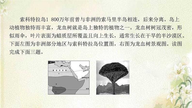 湘教版高中地理选择性必修第二册第二章区域发展滚动练习一课件02