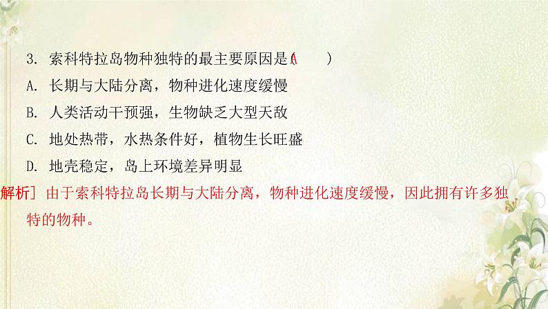 湘教版高中地理选择性必修第二册第二章区域发展滚动练习一课件05