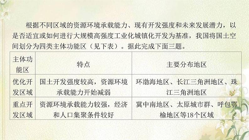 湘教版高中地理选择性必修第二册第二章区域发展滚动练习二课件第2页