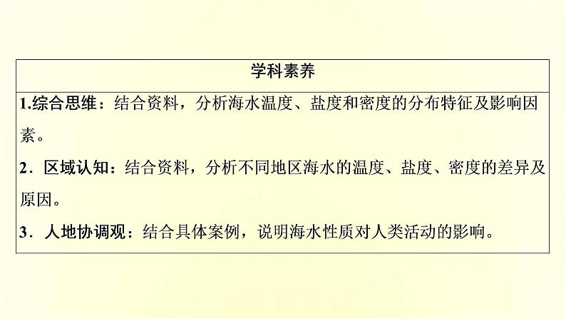 新人教版高考地理一轮复习第三章地球上的水第8讲海水的性质课件第4页