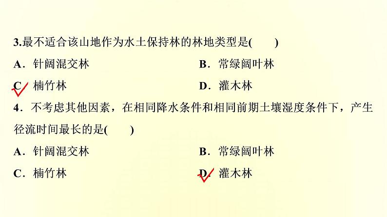 新人教版高考地理一轮复习第五章植被与土壤章末综合检测课件第7页