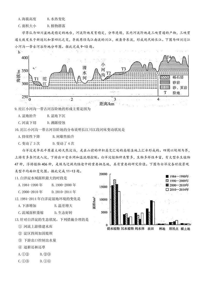 2022届山东省济南市高考三模地理试题03