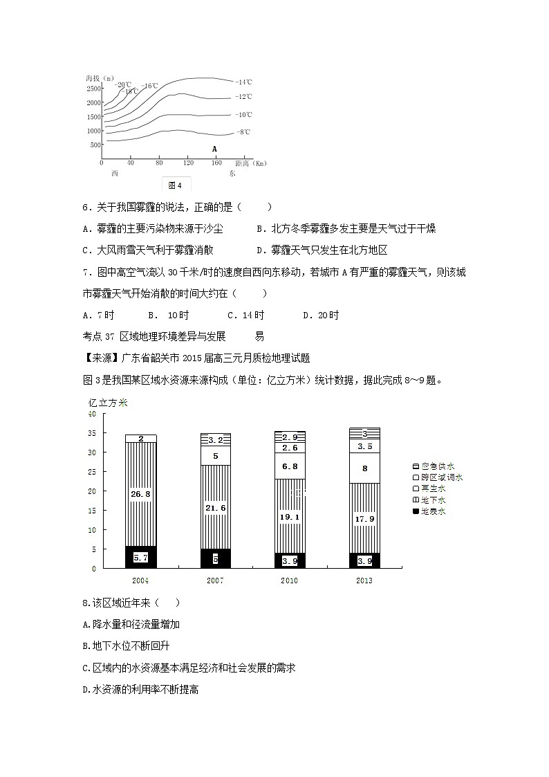 2022年高考地理二轮复习专题十三区域地理环境与可持续发展练习含解析第3页
