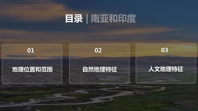 2023届高考一轮复习课件—区域地理南亚与印度03