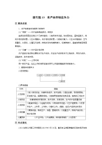 2022年高考地理二轮复习 专题7 微专题13　农产品市场竞争力