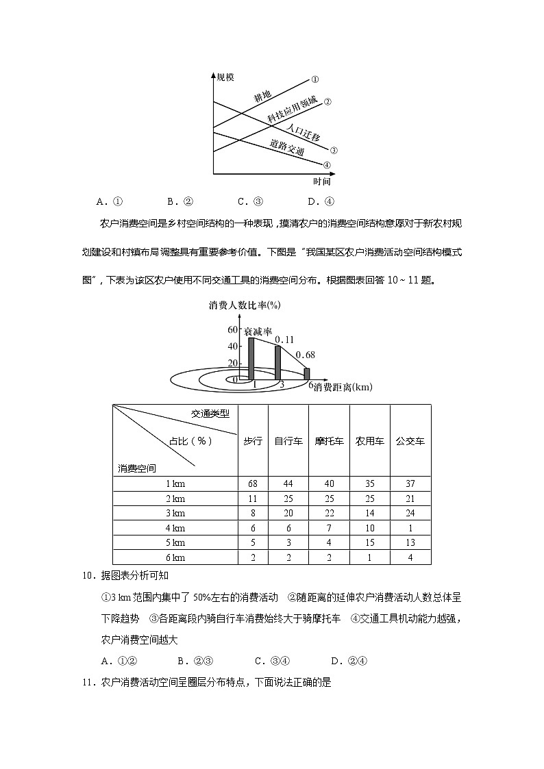 2021泰安肥城高一下学期期中考试地理试题含答案第3页