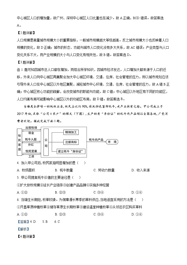 2022年高考全国乙卷 地理卷及答案解析（原卷+解析卷）02