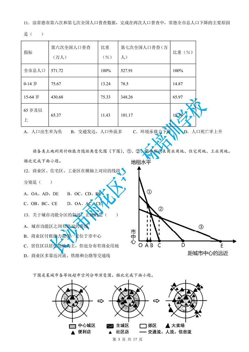 湖南省湖湘教育三新探索协作体2021-2022学年高一下学期期中地理试题（含答案）03