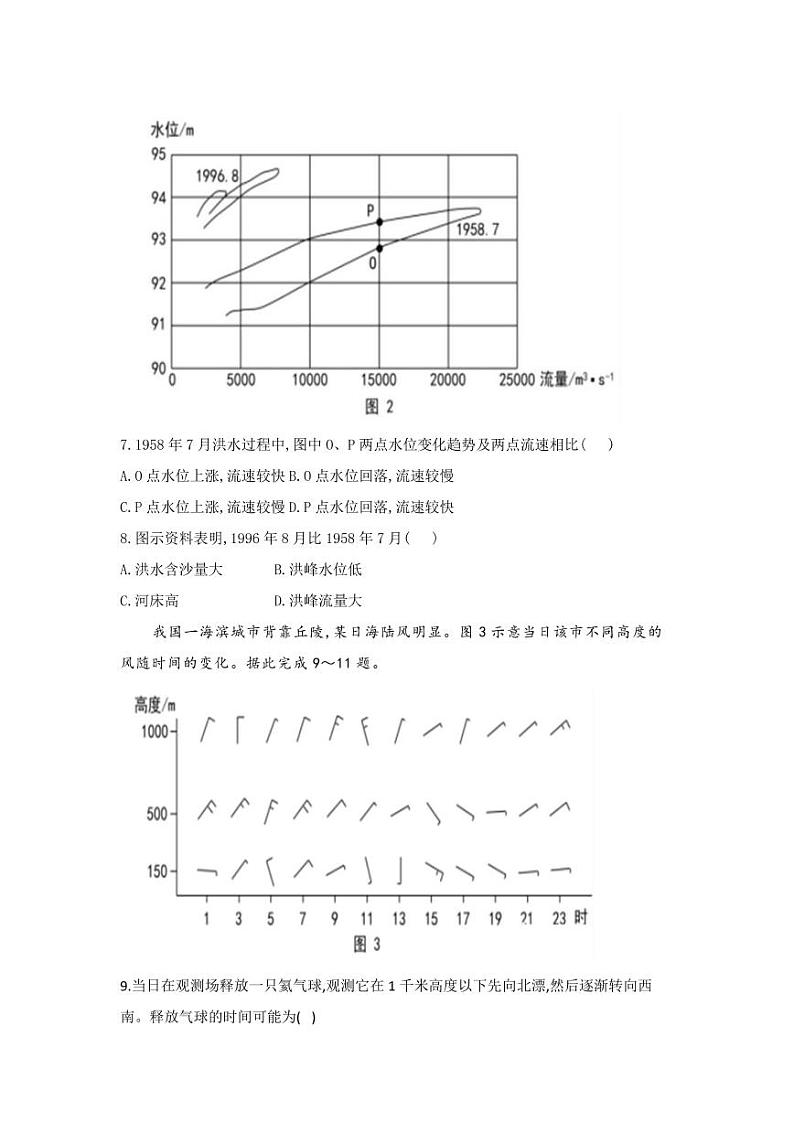 2022年普通高等学校招生全国统一考试(乙卷)文科综合地理部分（无答案解析）第3页