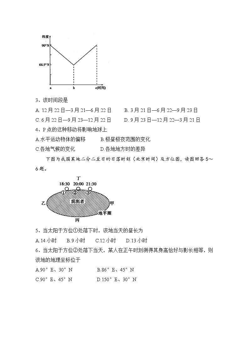 2021重庆市南开中学高二上学期期末考试地理试题含答案第2页