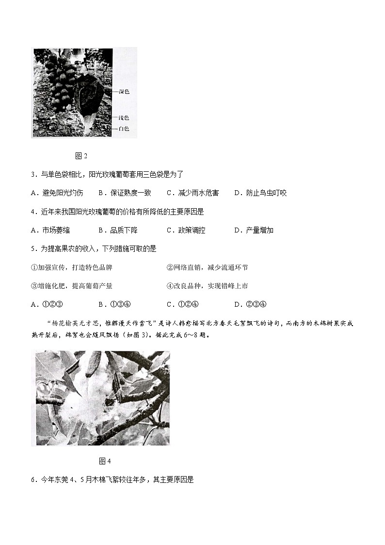 2021东莞高二下学期期末考试地理试题Word含答案第2页