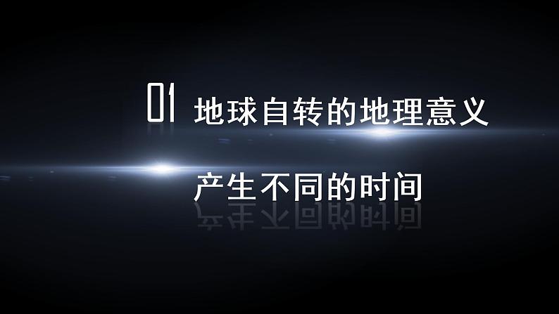 湘教版20191.1地球的自转的意义地方时区时日界线 课件03