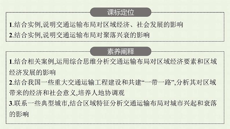 新人教版高中地理必修第二册第四章工业地域的形成与发展第二节交通运输布局对区域发展的影响课件第3页