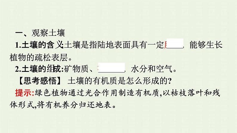 新人教版高中地理必修第一册第五章植被与土壤第二节土壤课件06