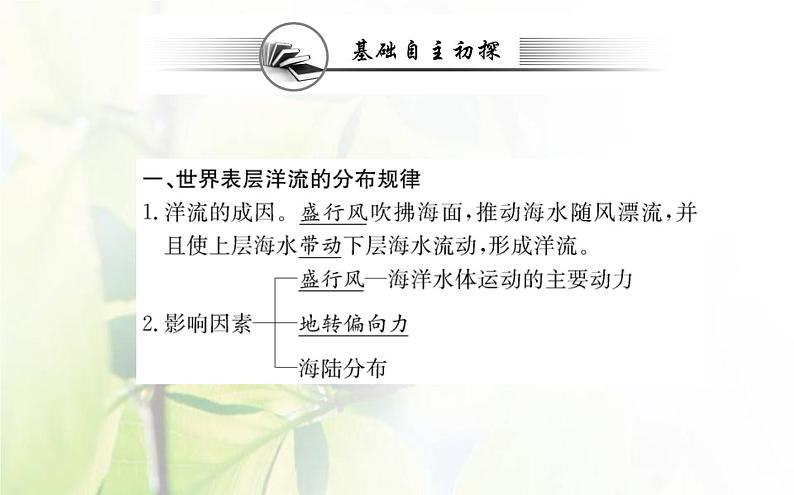 新人教版高中地理选择性必修1第四章水的运动第二节洋流课件03