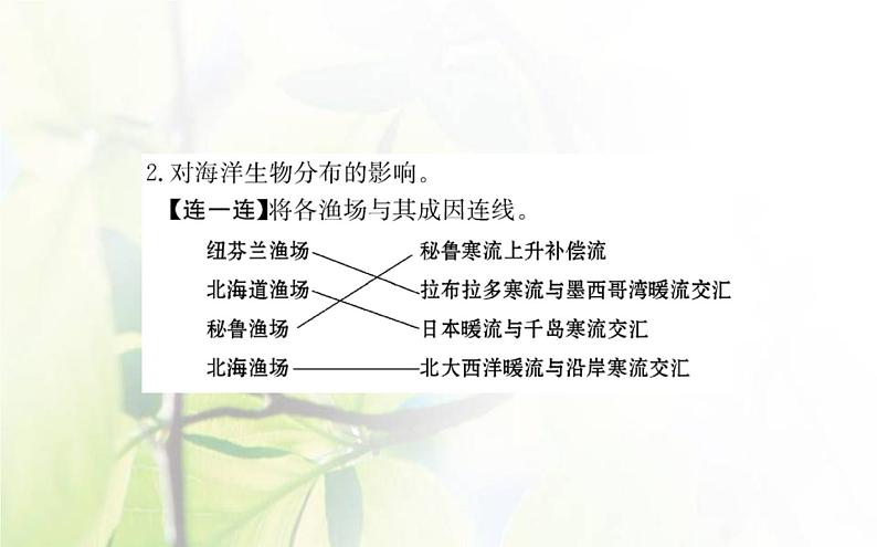 新人教版高中地理选择性必修1第四章水的运动第二节洋流课件08