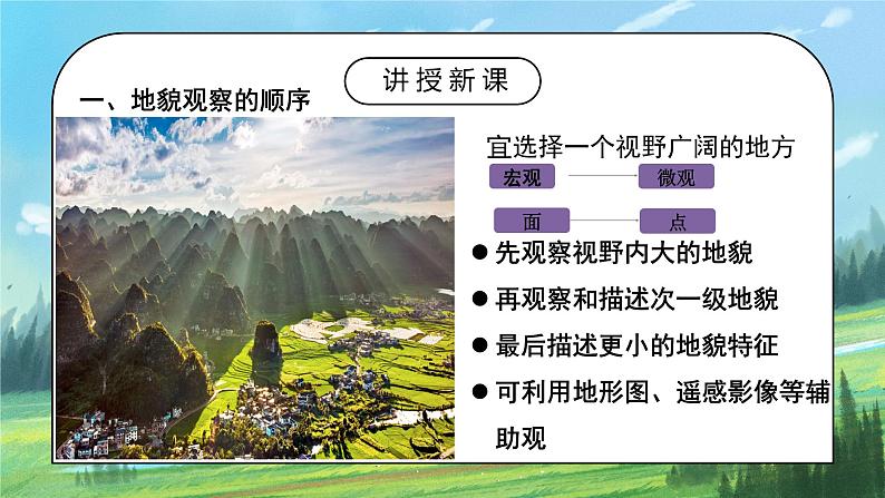 人教2019地理必修一4.2《地貌的观察》课件PPT+教案03