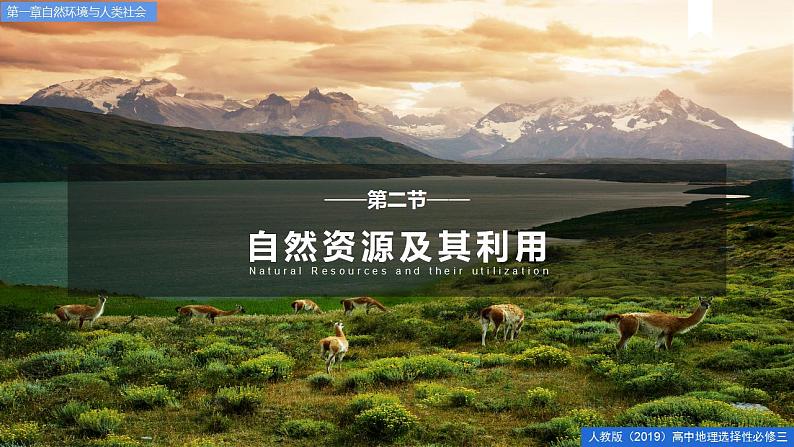 1.2自然资源及其利用 课件+精选练习01